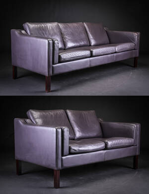 Dansk møbelproducent. Tre-pers. sofa og to-pers. sofa 2