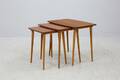 SATSBORD, 3 delar, teak, 19501960-tal