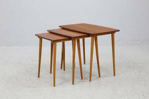 SATSBORD, 3 delar, teak, 19501960-tal