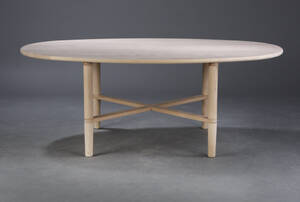 Haslev Møbelsnedkeri. Sofabord af sæbebehandlet bøg, model 9