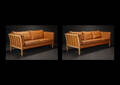 Dansk møbelproducent. 3-pers. sofa samt 2½-pers. sofa 2
