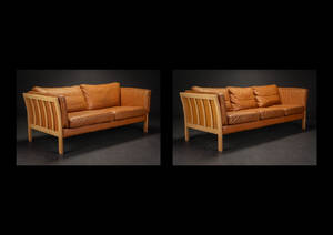 Dansk møbelproducent. 3-pers. sofa samt 2½-pers. sofa 2