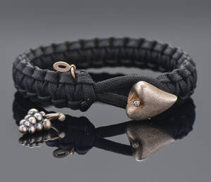 Aagaard samt Georg Jensen, armbånd med brillant samt vedhæng af sølv