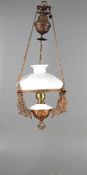 Takfotogenlampa, 1900-talets början. Denna vara har satts till omförsäljning under nytt varunummer4418423