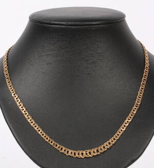 Bismarck. Halskæde af 8 kt guld, 7,6 gram