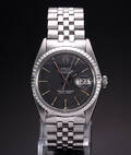 Rolex Datejust. Vintage herrearmbåndsur i stål med dato, ca. 1971 