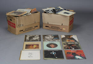 Samling vinylplader ca. 150