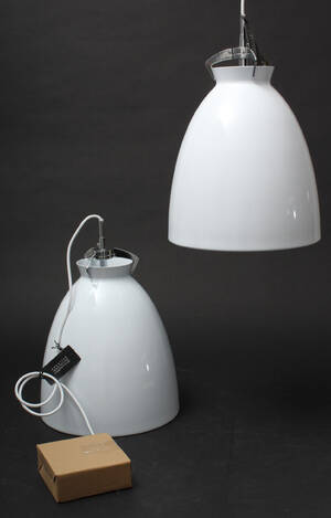 Apollo pendant, white. Seeddesign 2