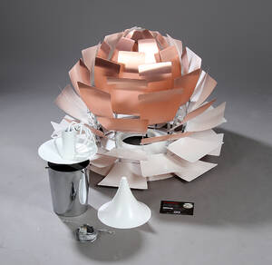 Poul Henningsen. Koglen, kobber. Ø 60 cm . Nyrenoveret