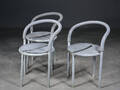 Niels Gammelgaard  Lars Mathiesen. Pelikan design. 3 udendørsstole, galvaniserede stel 3