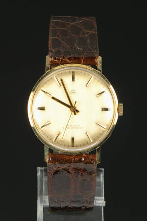 Vintage herrearmbåndsur, 14 kt 