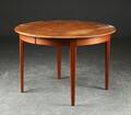 Spisebord af teak med udtræk, 1950erne, dansk møbelproducent 3