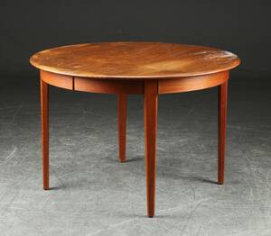 Spisebord af teak med udtræk, 1950erne, dansk møbelproducent 3
