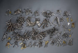 Stor samling diverse nøgler ca. 300