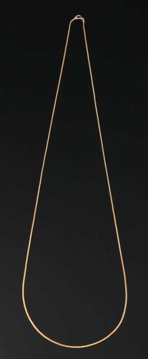 Halskæde i 18 kt guld  Denne vare er sat til omsalg under nyt varenummer 4880818
