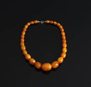 Vintage halskæde i forløb af rav Denne vare er sat til omsalg under nyt varenummer 4472313