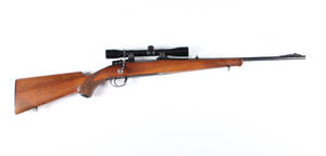 Jagtriffel, Husqvarna i kal. 6,5 x 55 med kikkertsigte.