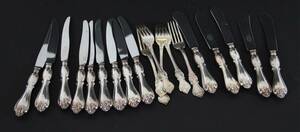 Bestickservisdelar, nysilver