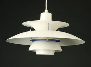 Poul Henningsen. PH5 pendel, hvidlakeret