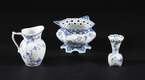 Royal Copenhagen, dele til helblonde musselmalet, porcelæn 3