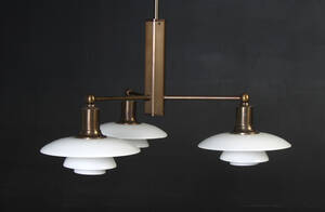 Poul Henningsen. Stammekrone, bruneret messing