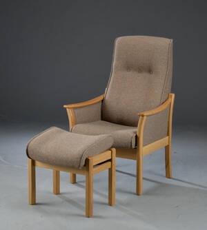 Bundgård. Otiumstol med skammel 2