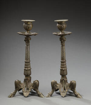 Et par lysestager, 1900-tallet 2