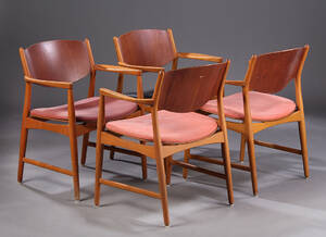 Fritz Hansen, Fire armstole 195060erne. 4