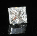 Princess cut diamond 0.65 ct IGI Cert 