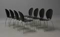 Hans Sandgren Jakobsen sæt på otte Pingo stole, Fredericia Furniture 8  
