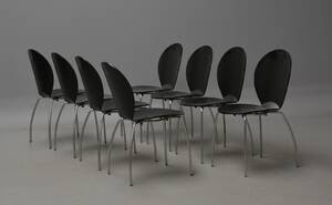 Hans Sandgren Jakobsen sæt på otte Pingo stole, Fredericia Furniture 8  