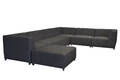 COUZ 151. Modulsofa bestående af 7 moduler, betrukket med slidstærkt BRONX stof i Antrazit. Designet af COUZ DESIGN TEAM Denne vare er sat til omsalg under nyt varenummer 4299910