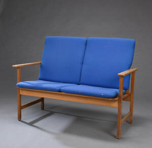 Børge Mogensen. To- pers. sofa af egetræ