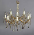 Lysekrone m prismer, 1900-tallet