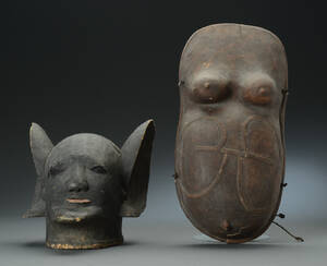 En kvindetorso og Shetani maske, Makonde Tanzania Denne vare er sat til omsalg under nyt varenummer 4078920