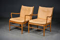 Ole Wanscher - Par lænestole Colonial chairs af kirsebær 2