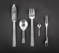 Georg Jensen. Bestikdele af sølv og sterlingsølv 5
