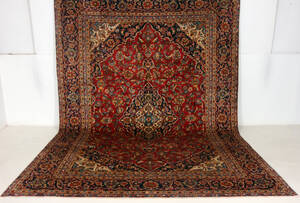 Handknuten persisk matta, Kashan 405 x 290 cm