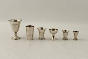 Prispokaler, 6 st. silver