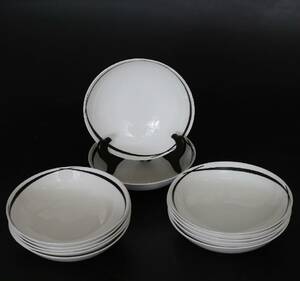 STIG LINDBERG, Djupa tallrikar Pencil, 10 st.