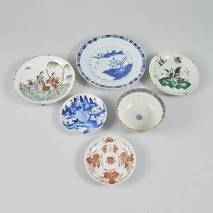 Fat  skålar, 6 delar