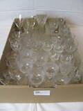 GLAS MERPARTEN KRISTALL, OLIKA SORTER