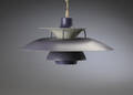 Poul Henningsen. PH5 pendel, lilla  