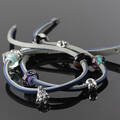 Troldekugler læder armbånd med charms Denne vare er sat til omsalg under nyt varenummer 4093327