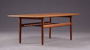 Grethe Jalk Rektangulært sofabord af teak, 1960erne