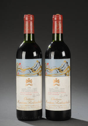 2 fl. Chateau Mouton Rotchschild 1981 Pauillac 2