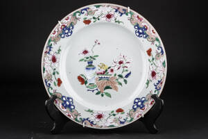 Kinesisk tallerken af porcelæn Denne vare er sat til omsalg under nyt varenummer 4199981