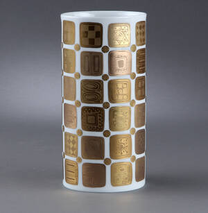 Bjørn Wiinblad. Vase af porcelæn, Studio-Linie, Rosenthal