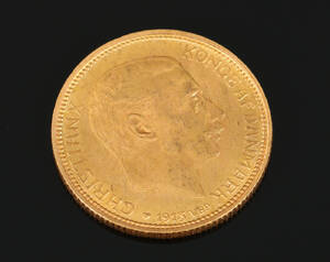 Danmark. Christian X, 20 kr guld 1913 