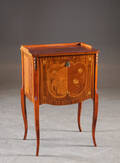 Schatull, rokokostil med intarsia dekor, 1900-tal.